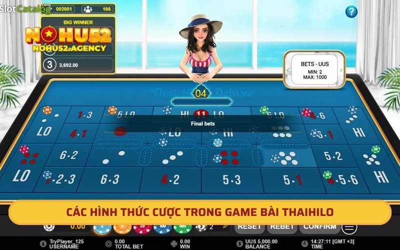 Các hình thức cược trong game bài Thaihilo