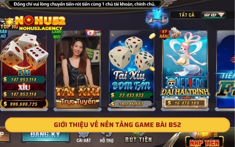 Giới thiệu về nền tảng game bài B52