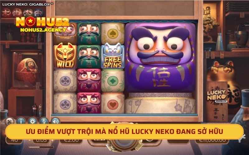 Ưu điểm vượt trội mà nổ hũ Lucky Neko đang sở hữu